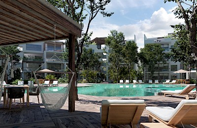 Tulum Real Estate Listing | Yaaxlum 2 Bedroom L.O.
