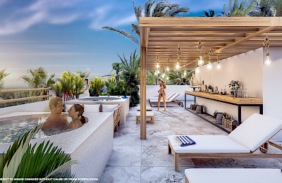 Puerto Aventuras Real Estate Listing | Tao Nautico Studio Penthouse
