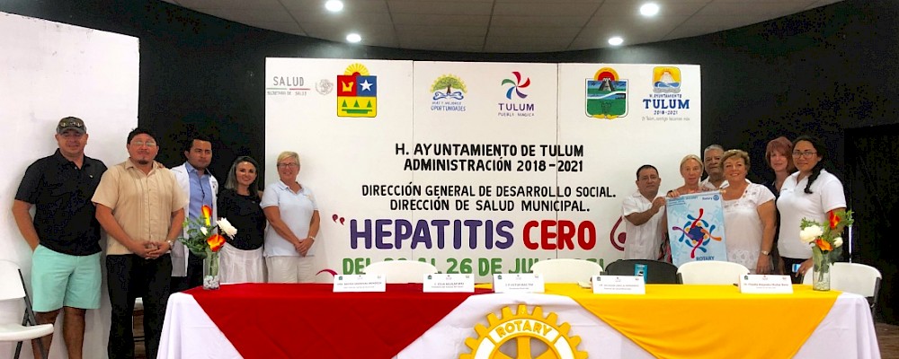 Clubes rotarios locales apoyan el proyecto de erradicación mundial de la hepatitis C