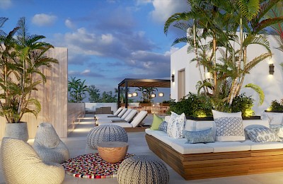 Puerto Morelos Real Estate Listing | Distrito Puerto 1 bedroom