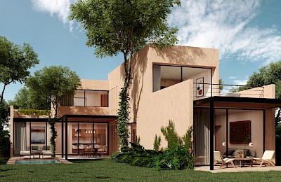 Xpu Ha Real Estate Listing | Amares Casas 3 Bedrooms + Studio + Lot