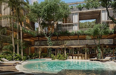Tulum Real Estate Listing | Mirval 1 Bedroom