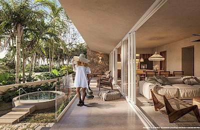 Akumal Real Estate Listing | Santamar Prime 3 bedroom PH