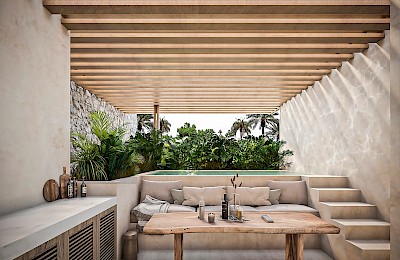Tulum Real Estate Listing | Hideaways Tulum 1 bedroom PH
