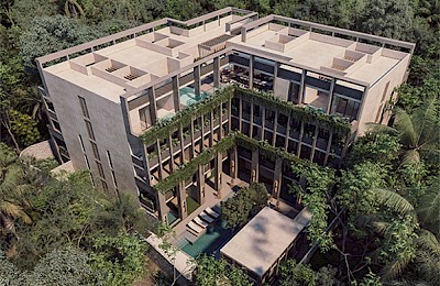 Tulum Real Estate Listing | Constelada 1 bed with pool