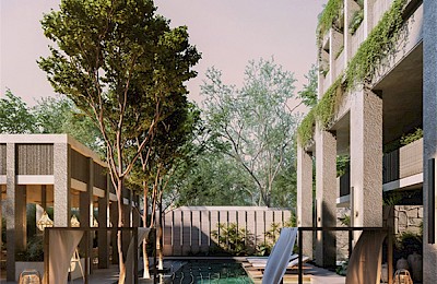 Tulum Real Estate Listing | Constelada 1 bed with jacuzzi