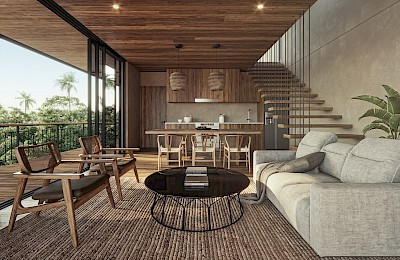Tulum Real Estate Listing | Akar 1 bedroom PH