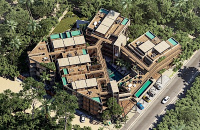 Tulum Real Estate Listing | Akar 3 bedroom PH
