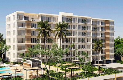 Playa Del Carmen Real Estate Listing | Lomas Aurora- Torre Fuego 3 bed